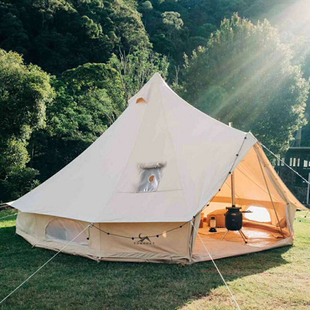 TOMOUNT ベルテント ポール無し Amazon.co.jp: TOMOUNT ベルテント 4m TC テント ポリコットン