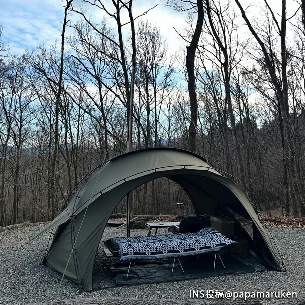 TOMOUNT トマウント　ドームシェルター ブラック 楽天市場】【TOMOUNT公式】 tomount ドームテント TC ドーム