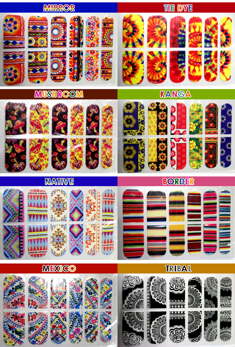 楽天市場 派手柄 エスニックネイルシール デコッテ ネイルシール ネイルシート ネイルアート ネイルシール デコパーツ ネイルシール 貼るだけ Tompa トンパ 楽天市場支店