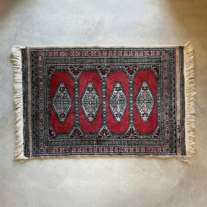 【Vintage Rug】ヴィンテージラグ　ラグ ビンテージ イランラグ レッド