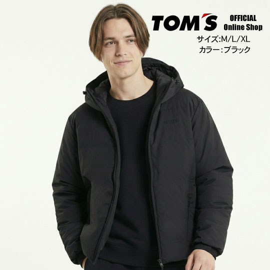 ＼マラソン3%OFF／ 中綿ジャケット トムス 軽量 保温 防風 丈夫 アウター メンズ スタンドカラー 紳士 大人 カジュアル スポーツ ゴルフ 車 モータースポーツ ウェア アパレル 黒 M L XL TAP25-NWJKT-｜トムス公式オンラインショップ