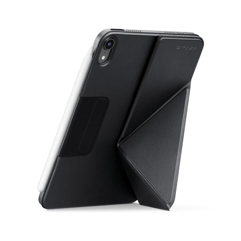 iPad mini7 ケース(A17 Pro, 2024, 第7世代) iPad mini6 ケース (2021, 第6世代) 8.3インチ 横置＆縦置 タブレットスタンド 磁気吸着 超スリム 軽量 極薄 衝撃保護 折りたたみ 角度調整可能 三角形の構