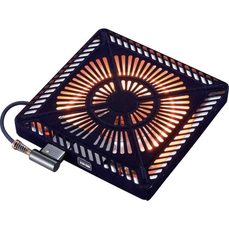 メトロ こたつ用取替えヒーター U字型ハロゲンヒーター 手元温度コントロール式 MHU-601E(DK) ブラック|TOMstore