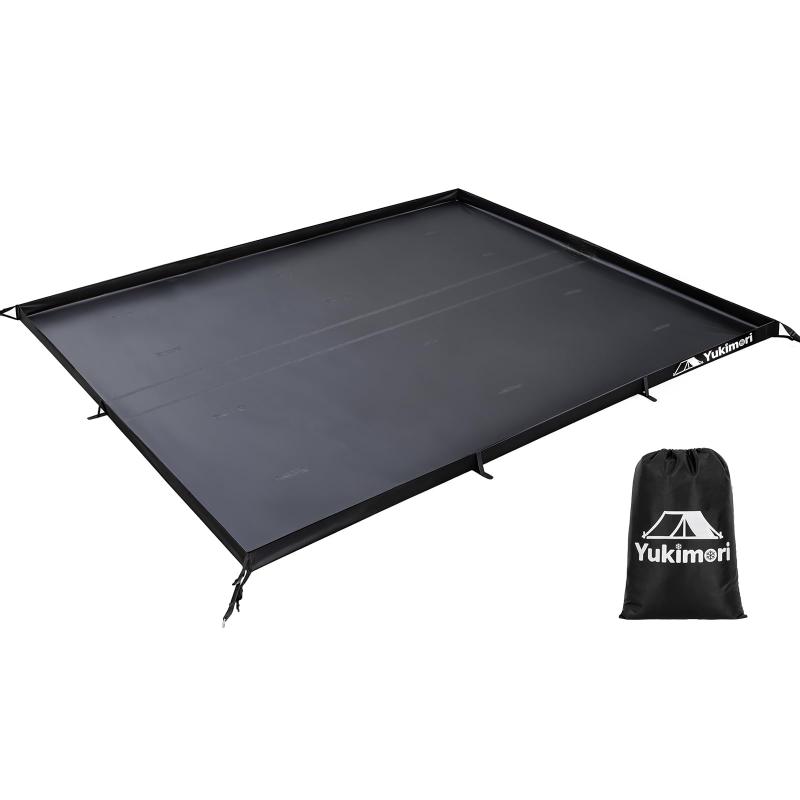 グランドシート バスタブ型 踏んでしなる安全設計 300×300cm リビングシート お花見 立ち上がり お座敷スタイル 立体式 テントシート アウトドア キャンプ ピクニック 防水 テントマッ|TOMstore