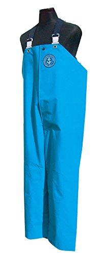 KURAHUTERU(クラフテル) イカリ印 フィッシャーマン レインウエアー 胸付ズボン前開 L 青色 11EA102