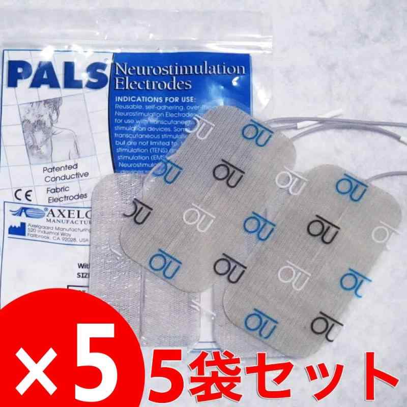 伊藤超短波 EMS運動器具用粘着パッド アクセルガード Lサイズ 5×9cm 1セット(5袋) 010752|TOMstore