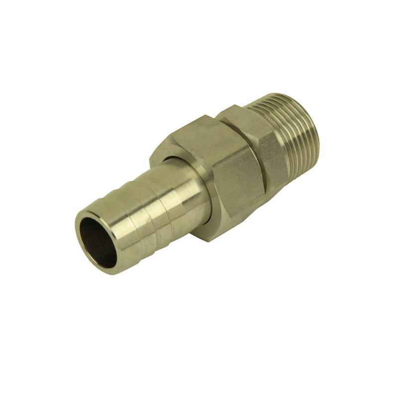 SK11(エスケー11) ステンレスホースジョイント タケノコ外径 27mm ネジ R1 H27×8M V-0827|TOMstore