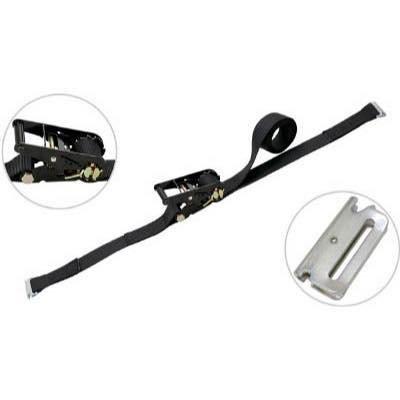 シライ 黒ラチェットバックル スナップフック付 RB301B6SHF500|TOMstore
