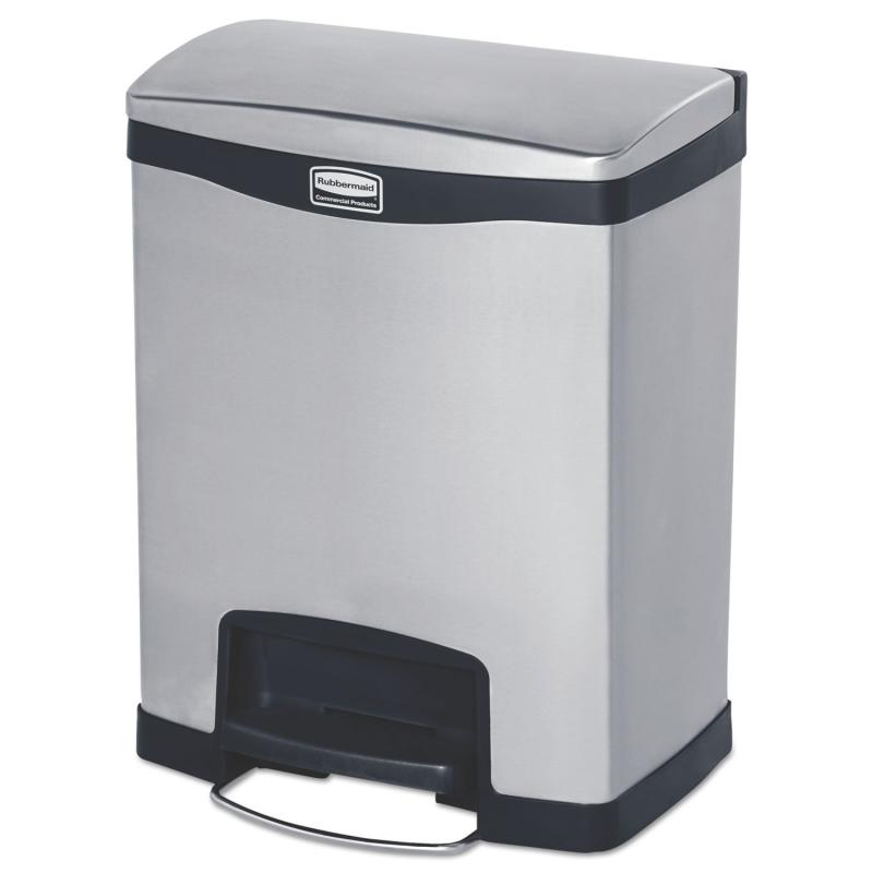 ラバーメイド(Rubbermaid) SUS フロントステップ Slim Jim ステップオンコンテ 黒 30L 1901985｜TOMstore