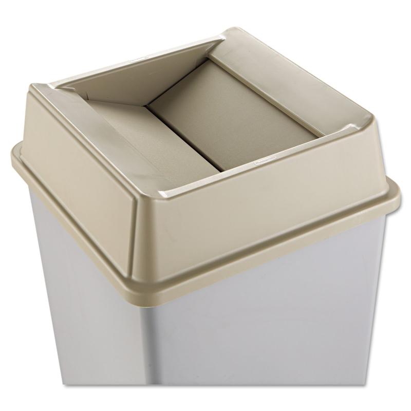 天然ゴムお手伝いさん(Rubbermaid) アンタッチャブルスクエアコンテナ用フタ 律動的な調子式 132.5L 266402