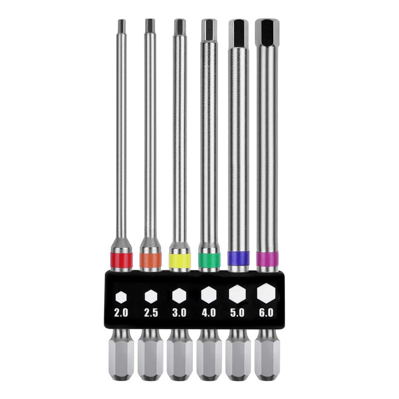 楽天市場】ヘックス ビットセット 6点セット クロムバナジウム鋼六角