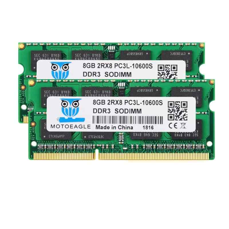 Motoeagle DDR3L 1333 MHz 8GBX2枚 マイコン3L-10600 16GB Kit SO-DIMM 万覚え帳マイコン用記憶装置1.35V 204Pin CL9 Non-ECC Mac 相応う