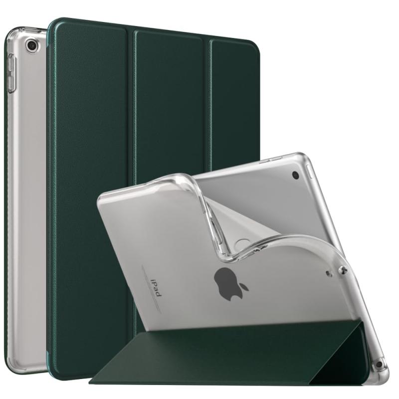 iPad 10.2 ケース 2021 MoKo iPad 9 ケース 第9世代/第8世代/第7世代 Apple iPad 10.2インチ 2021/2020/2019モデル カバー 半透明 軽量 薄型 スタンド仕様 オートスリープ機能 高級PUレザー 底画像