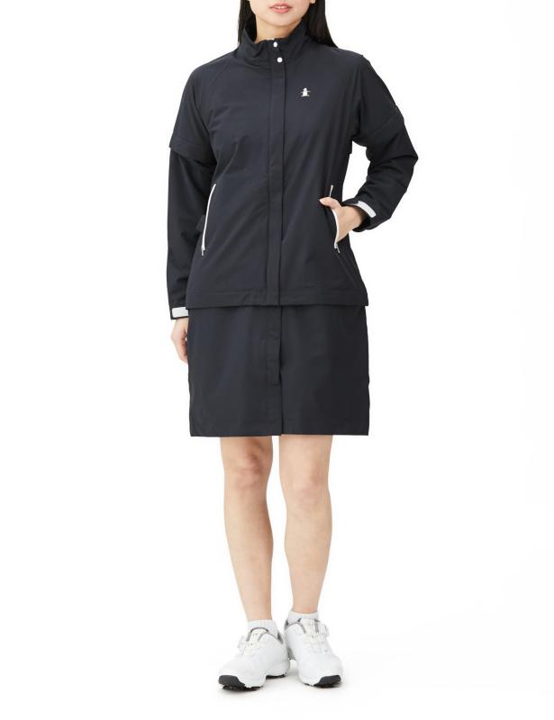 【新品タグ付き・撥水】マンシングウェア　ゴルフウェア　レインウェア　袖取り外し可 Munsingwear 公式 マンシングウェア ブルゾン 袖取り外し可