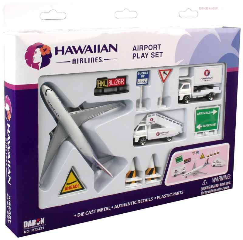 Daron ハワイアン航空 エアポート 飛行機 プレイセット 【並行輸入品】