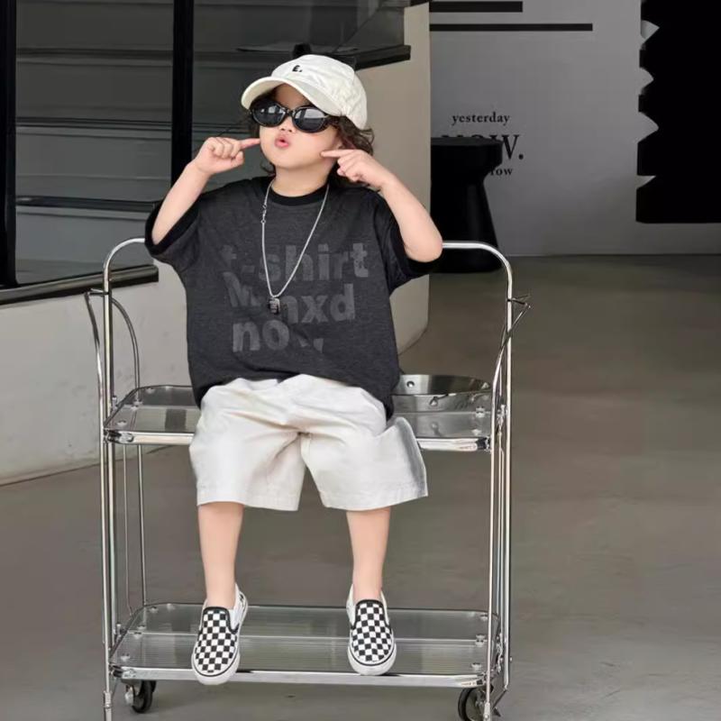 Tシャツ キッズ 男の子 半袖 薄手 子供服 トップス ボーイズ 夏服 90 100 110 120 130 140 グレー ベージュ