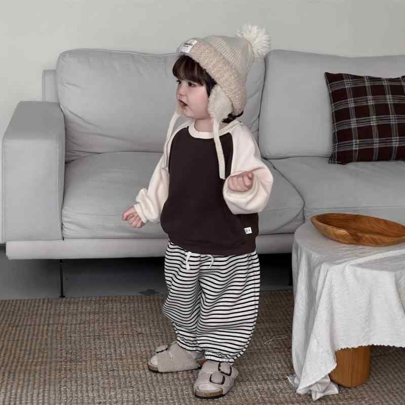 子供用スウェット スウェットパンツ 上下セット 秋冬 厚手 裏起毛 韓国風 ベビー服 男の子 ボーイズ ウェア カジュアル かわいい 73CM 80cm 90cm 100cm