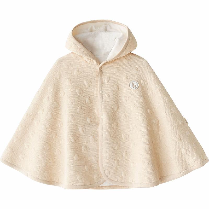 ベビー ポンチョ ケープ 春秋 ベビー服 子供服 アウター コットン ショール かわいい 無地 0歳 1歳 2歳 3歳｜トミーショップ 店