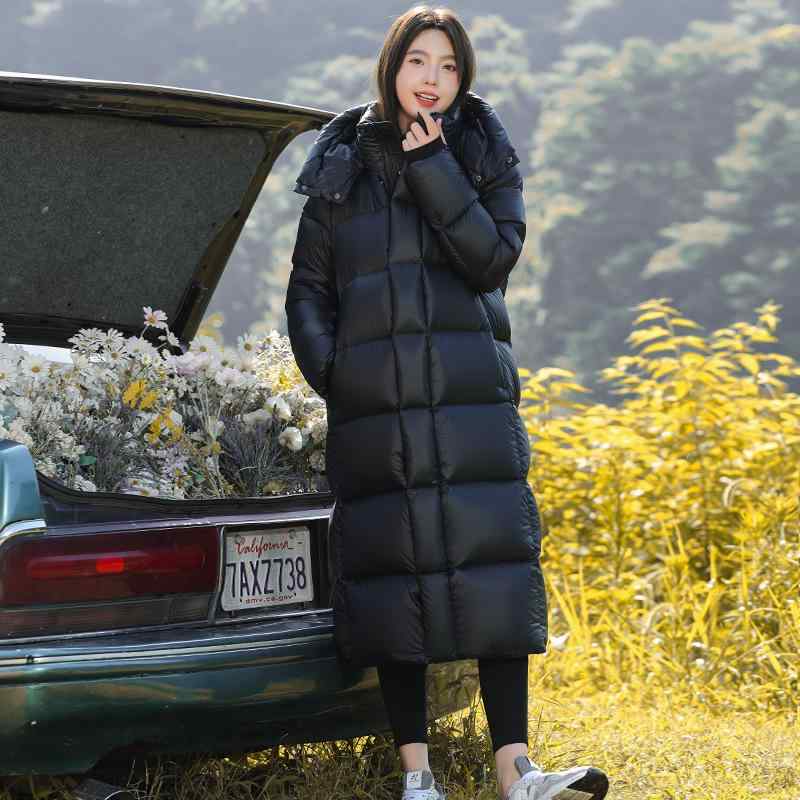 落ち込む上衣 レディース 成人女性用 白?? ロング丈 ゆったり 朦々たる 冬物 アウター 黒 黒いこと 90%以上 生あたたかい 防寒