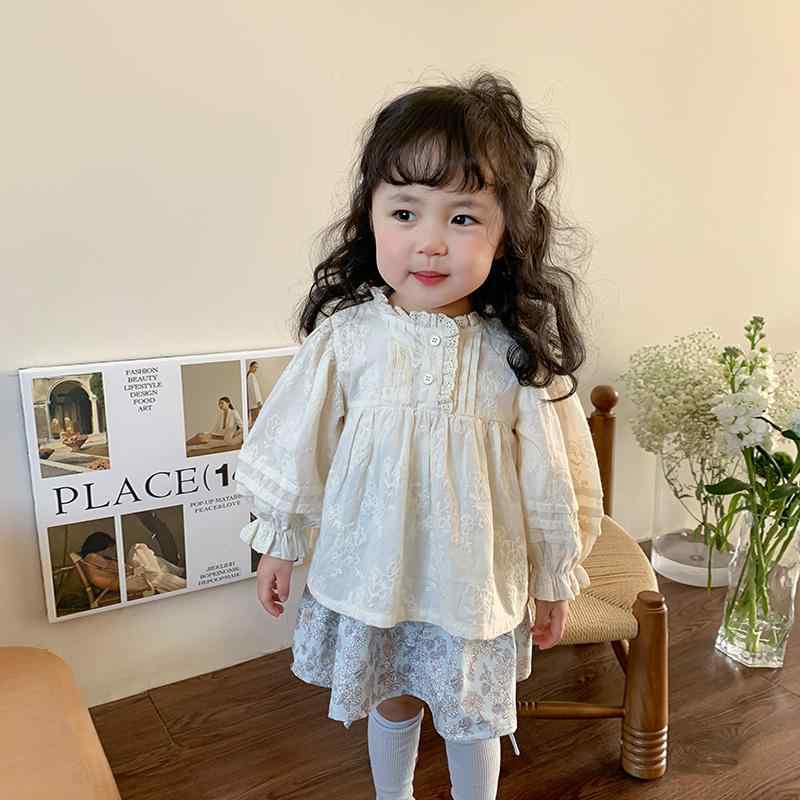 子供服 女の子 セットアップ 春物 長袖シャツ チュールスカート 上下セット 2点セット 幼児 ベビー服 かわいい ガールズ 73CM 80cm 90cm 100cm