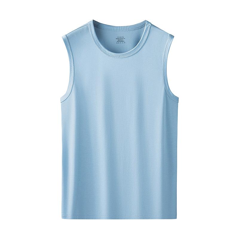 タンクトップ メンズ 男性用 ベースレイヤー トップス 無袖 Tシャツ 春夏 接触冷感 吸湿速乾 インナー 普段使い ルームウェア ホワイト ブルー イエロー グレー ブラック