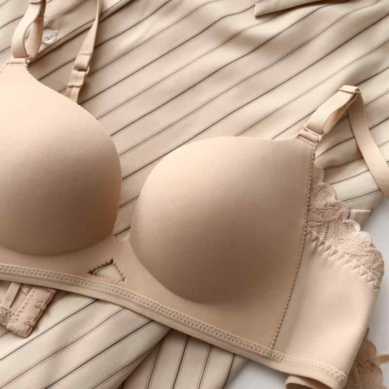 レディース 無鋼ブラジャー 3/4カップ 薄型 軽木綿 ナイロン 混紡 スパンデックス ストレッチ 無痕 集め プッシュアップ 美背 デザイン 快適 ワイヤレス 固定肩ストラップ 後3列フック ブラック ベージュ ブラウン グレー パープル レッド ホワ