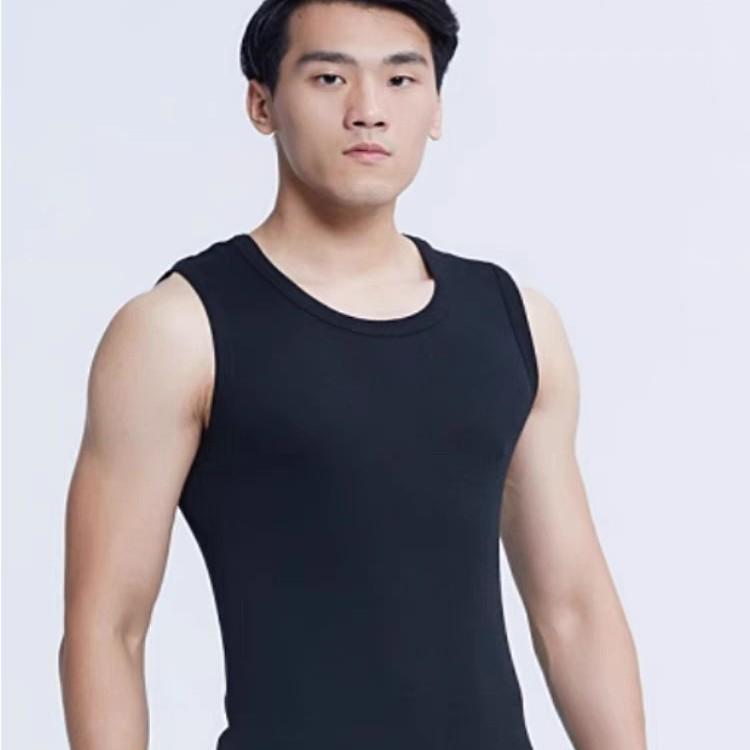 メンズ タンクトップ 男性用 コットン Tシャツ ノースリーブ インナーシャツ トレーニングウェア スポーツウェア 部屋着 ルームウェア ホワイト グレー ブラック