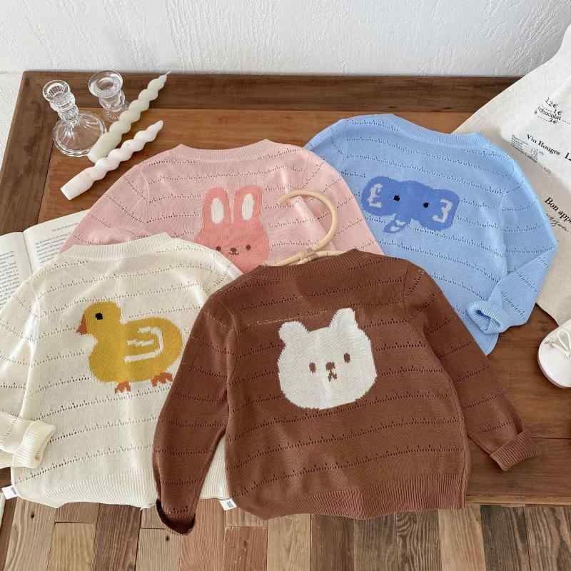 カーディガン キッズ ベビー服 女の子 薄手 ニット 春秋 冷房対策 長袖 トップス 子供服 韓国風 かわいい おしゃれ 73 80 90 100 110 120 130cm
