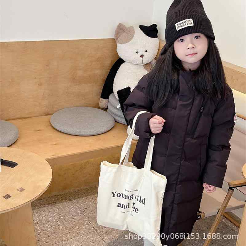 子供服 ダウンジャケット フード付き 男女兼用 中綿入り 厚手 ロング丈 アウター 防寒 撥水 あったか 秋冬｜トミーショップ 店