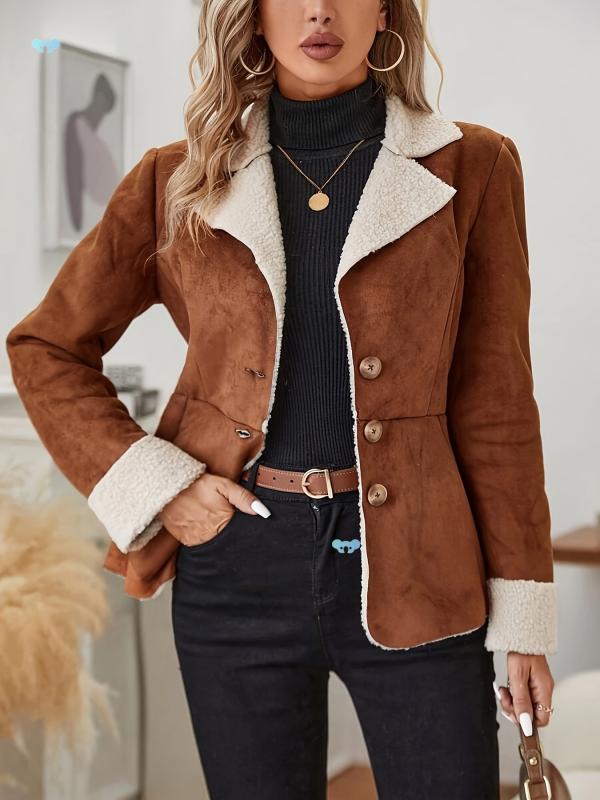 ジャケット 男性用 フェイクファー 裏起毛 長袖 カジュアル リネン ストライプ S M L XL XXL ラスティック ホワイト系