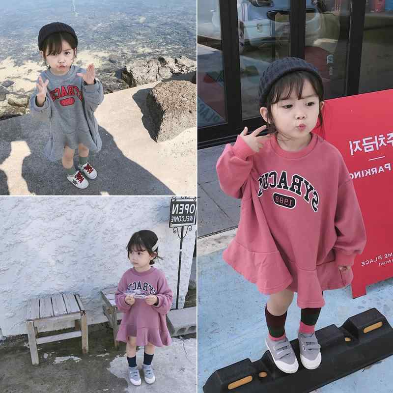 子供服 スウェット ガールズ 女の子 トップス トレーナー 長袖 春秋 綿100％ ゆったり かわいい アルファベット ピンク系 グレー パープル 100cm 110cm 120cm 130cm 140cm