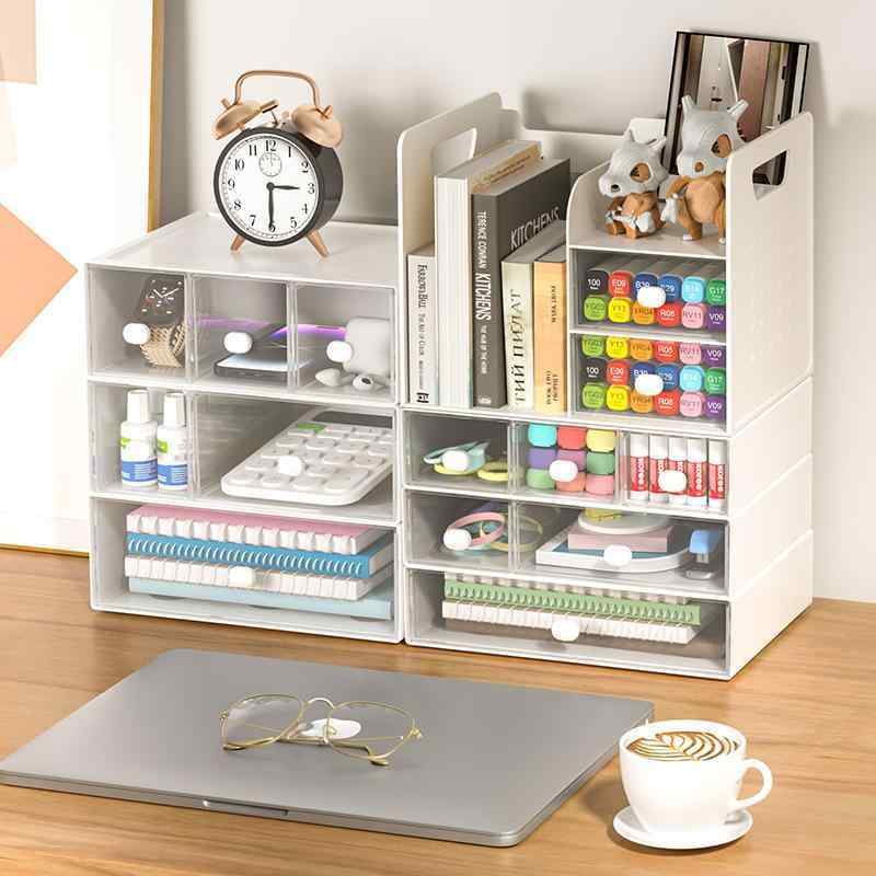 収納ケース 卓上収納 学生 寮 整理ボックス 小物入れ かわいい 家庭用 化粧品 文具 リビング 寝室
