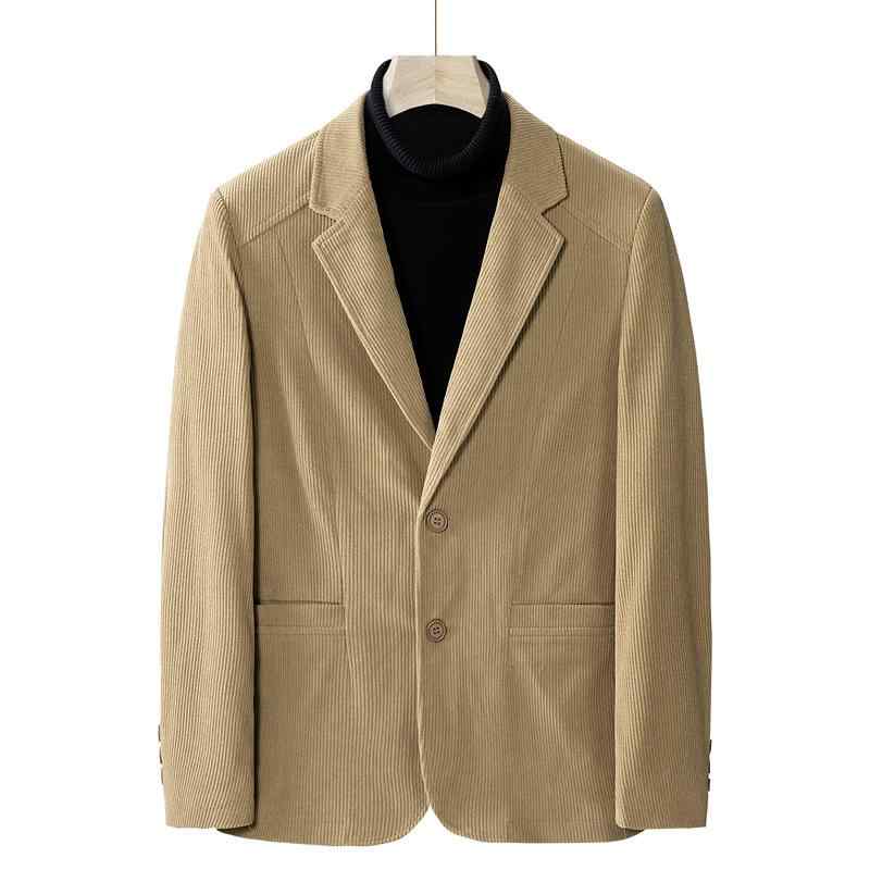 上衣 メンズ コール天 秋冬 朦々たる 防寒 生あたたかい レトロ 商行為 心地好い トップス M L XL 2XL 3XL 4XL 黒いこと 駱駝 薄墨色 スーツ・セットアップ-メンズファッション-スーツ