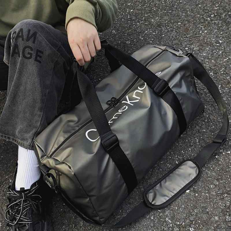 トラベルバッグ 男性用 女性用 大容量 旅行鞄 防水 36～55L オックスフォード生地 無地 レッド ブラック シャンパン ピンク シルバー ブルー パープル
