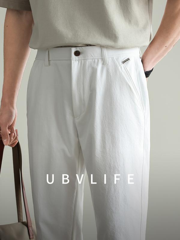 メンズ 西装パンツ 軽ビジネス 修身 直筒 九分 春季 通勤 休? 白色 薄手 ポリエステル 微弾力 免? 色牢度高 中腰 ジッパー開襟 口袋 純色 ファッション ユース 成人 男性用 スーツ ズボン チノパン ビジネスカジュアル デイリーウェア 軽量 7,028円