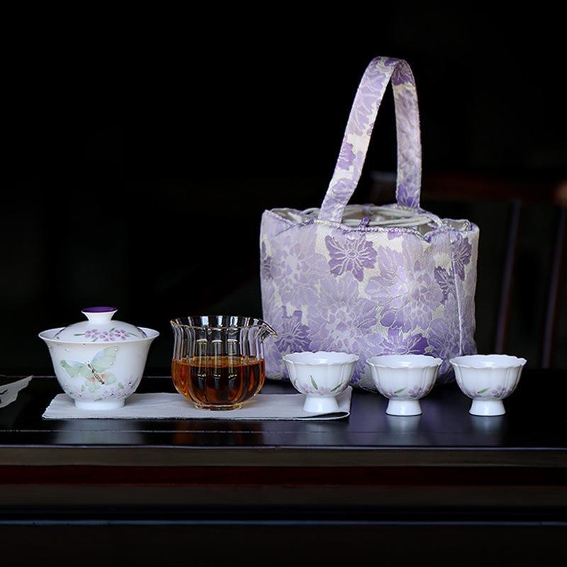 茶器仕かける レディース 瀬戸もの 手書き 持っていく用 茶具 仕かける 愛くるしい ミニ 急須 湯呑み 3客 納める御徒面子付き添い人 旅する 普段使い走り アウトドア その他-アウトドア-スポーツ・アウトドア