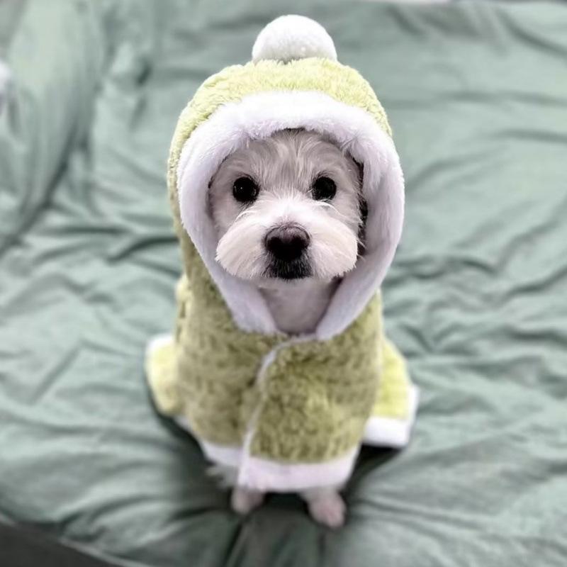 ペット服 秋冬 猫 犬 保温 ポンチョ ケープ ブランケット マット コーラル フリース 寝袋 かわいい 小さい 毛布 パープル グリーン