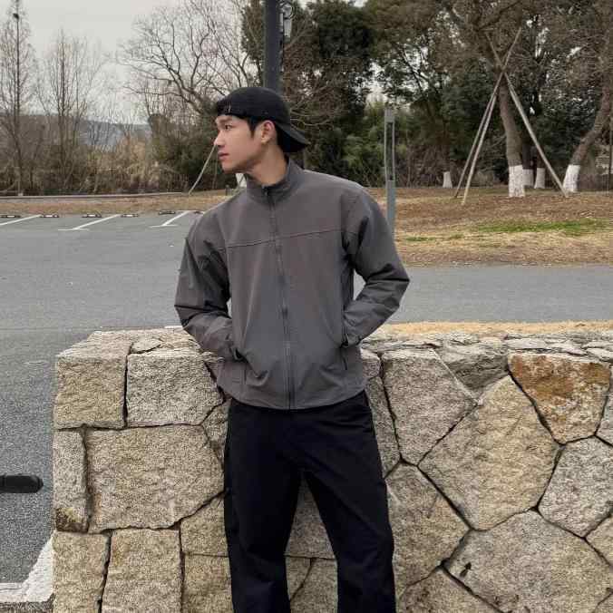 上衣 メンズ ミリタリー 撥水 防風 伸ばすこと 照明ランプ色合い 上衣 前掛け アウター 黒いこと 薄墨色 発条
