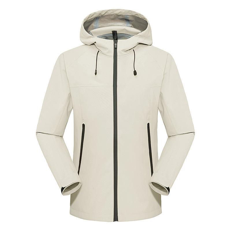 マウンテンパーカー メンズ レディース アウトドア 登山服 防水 防寒 ジャケット ウインドブレーカー ポリエステル 無地 ピンク ブラック カーキ グレー ネイビー アイボリー S M L XL 2XL 3XL 4XL