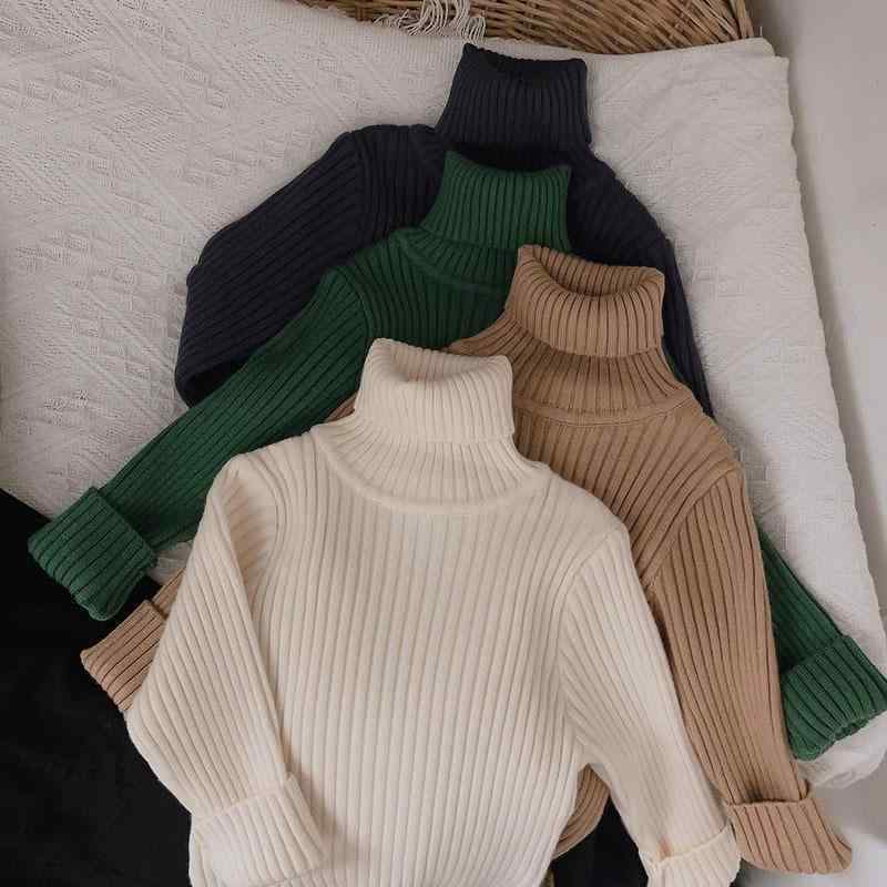 ニット・セーター キッズ 男女兼用 子供服 秋冬 インナー トップス 高品質 ニットセーター ベビー 無地 長袖 男の子 女の子 90 100 110 120 130 140cm