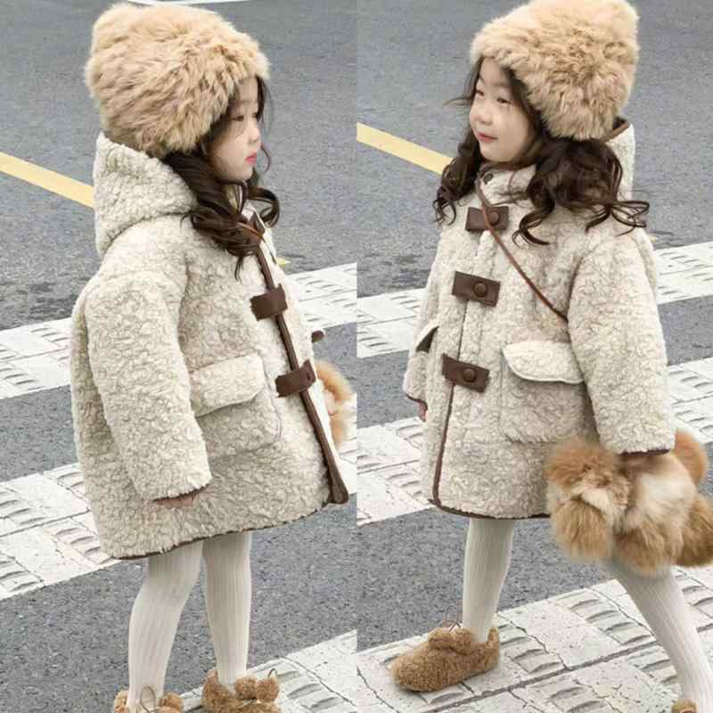 子供服 アウター 秋冬 加絨 加厚 フード付き ジャケット 3歳 4歳 5歳 6歳 7歳 8歳 女の子 中綿 コート ジャンパー 普段着 かわいい ガールズ ウェア 防寒着 95cm 100cm 105cm 110cm 115cm 120cm 130cm