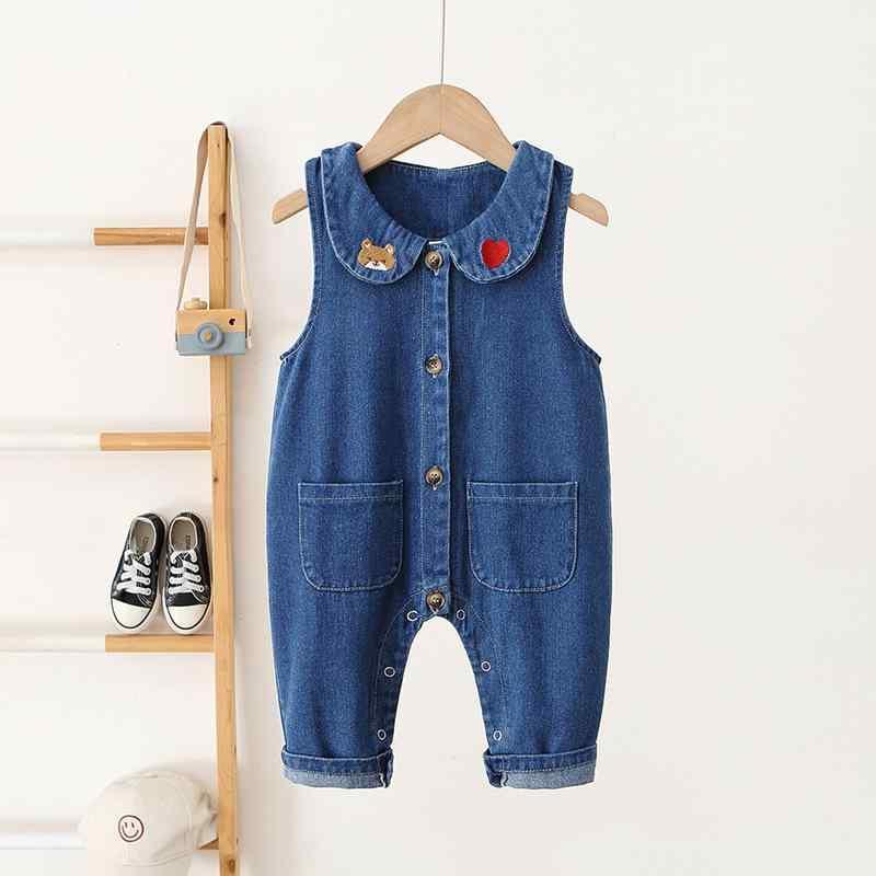 子供用 オーバーオール ベビー 軟らかい デニム ロングパンツ 春秋 中性 男女兼用 かわいい カートゥーン