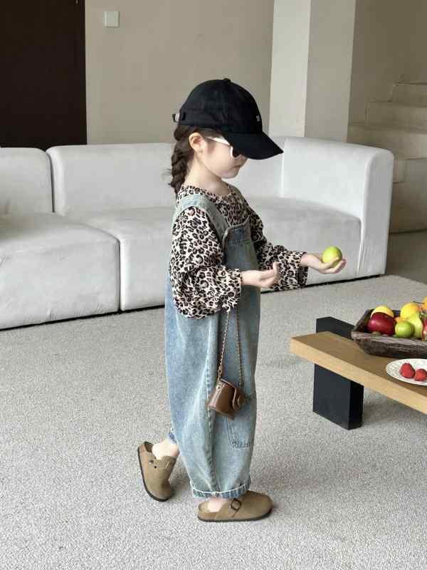 子供服 デニム オーバーオール ベビー 男女兼用 ロングパンツ 春秋 中小童サイズ レトロ ウォッシュ加工 コットン 90cm 100cm 110cm 120cm 130cm 140cm