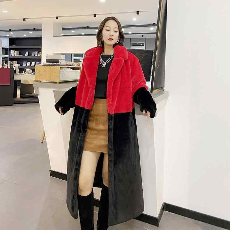 コート レディース 毛皮 フェイクファー ミンク カシミアタッチ 秋冬 ゆったり ミドル丈 アウター ファー襟付き 通勤 エレガント カジュアル かわいい 大きいサイズ ブラック ピンク系