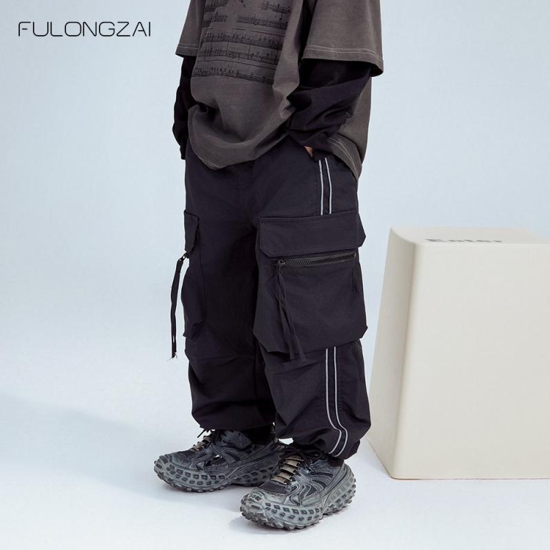 子供用パンツ 春秋 中大童 男女兼用 コットン ワークパンツ ロングパンツ 110cm 120cm 130cm 140cm 150cm 160cm 170cm 普段着 部屋着 ブラック カーキ