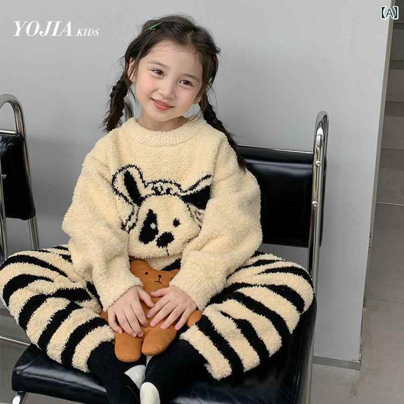 ちびっ子用パジャマ 秋冬 赤珊瑚フリース 朦々たる 生あたたかい お嬢さん お座敷御召しもの ポリエステル 110珊 120珊 130珊 140珊 150珊 160珊