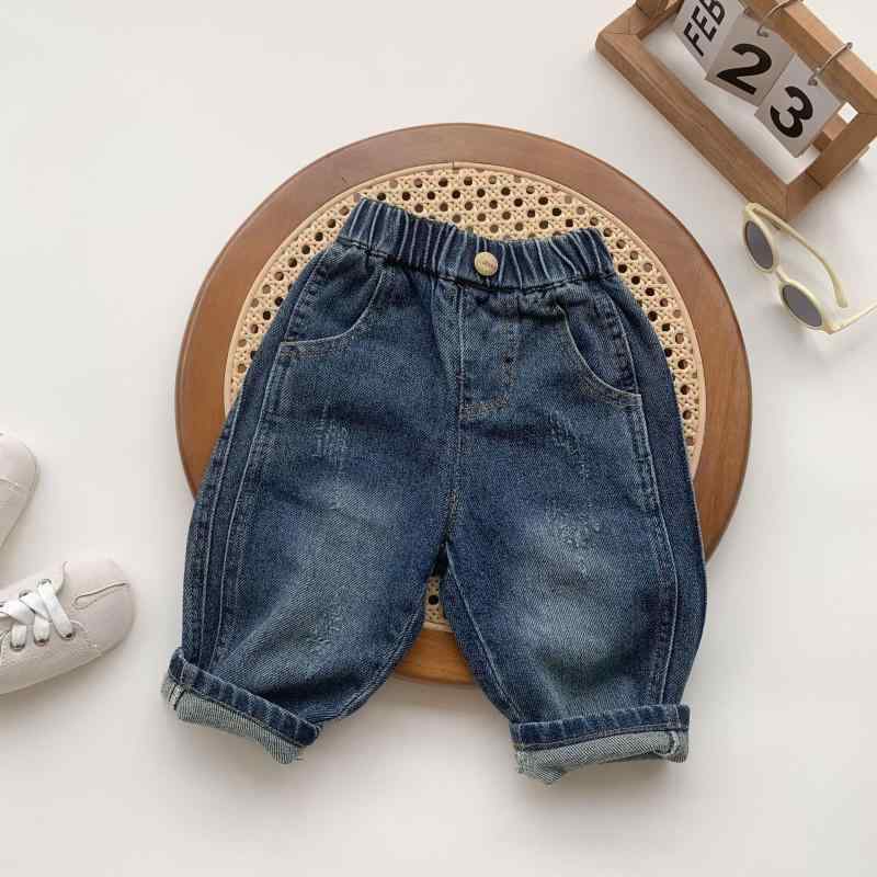 子供服 ジーンズ デニムパンツ 男女兼用 ベビー 幼児 ストライプ コットン ズボン 春秋 73cm 80cm 90cm 100cm 110cm 120cm