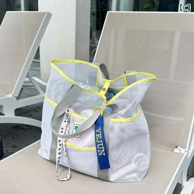ビーチバッグ レディース 大容量 ポリエステル 旅行 ビーチ 海水浴 プール 手提げ 鞄 軽量 ピンク系