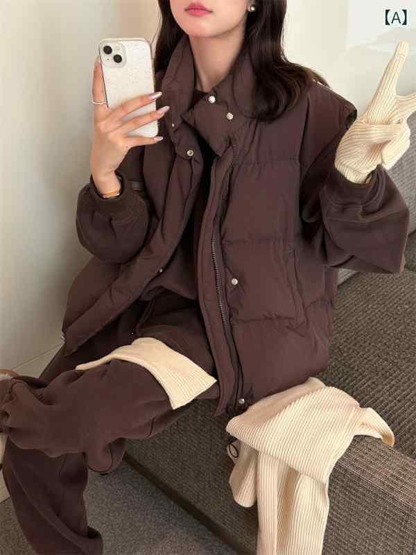 落ちこむより良い レディース 韓国風 檸檬色 抹茶色 縞模様柄 ゆったり Vのど首 心地よい 重ね着 防寒着 秋冬 さくら色 黒いこと カーキ パープル 青碧