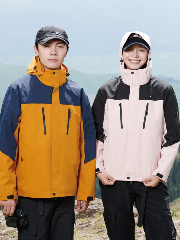 フリース ジャケット メンズ レディース ユニセックス 防風 防水 登山 フードレス フリースライニング 取り外し可能 厚手 保暖 耐摩耗 ポリエステル 素材 秋冬 春 徒歩 キャンプ 釣り 馬術 屋外 旅行 サイクリング ゆったり フィット ユニセック(x3)｜トミーショップ 店